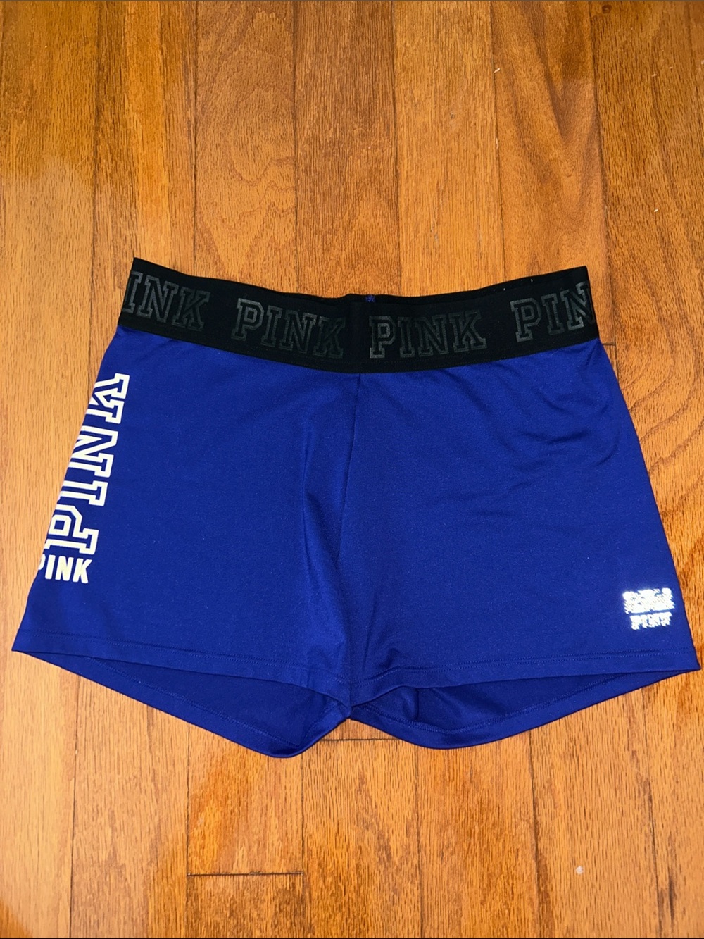PINK Victoria's Secret Ultimate Shorts with Black Branded Waistband
